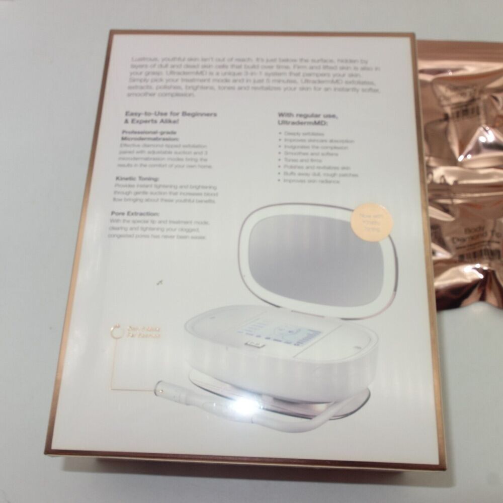 NEW Trophy UltradermMD At-Home 3-in-1 Facial System + 2 Precision Diamond Tips - Picture 5 of 9